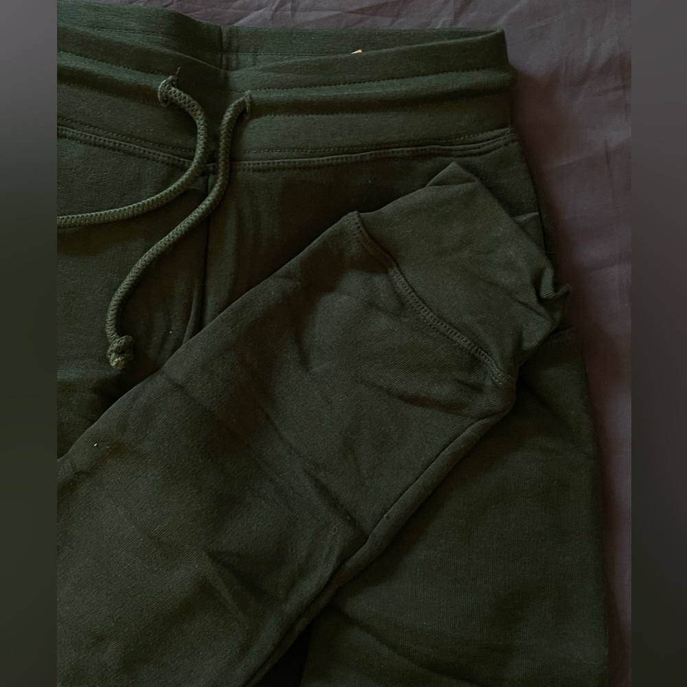 Good for Sunday Forest Green Joggers
